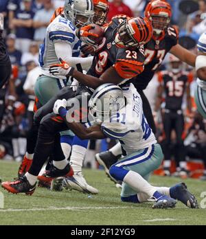 Dallas Cowboys' Adam Jones (21) plays against the Pittsburgh Steelers  during a NFL football game in Pittsburgh, Sunday, Dec. 7, 2008. The  Steelers won 20-13. (AP Photo/Gene J. Puskar Stock Photo - Alamy