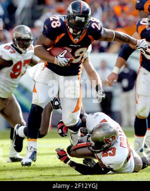 Tampa Bay Buccaneers safety Jermaine Phillips (23) celebrates after  tackling Washington Redskins tight end Chris Cooley (47). The Buccaneers  defeated the Redskins 19-13, at Raymond James Stadium in Tampa, Florida,  Sunday, November