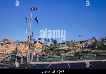 Overall Front -  Pirate's Cove Adventure Golf Route 13 -  Wisconsin Dells -  Wisconsin ca. 1988 Stock Photo