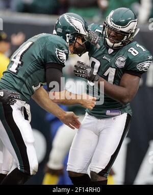 Philadelphia Eagles' Jason Avant during NFL football training camp,  Wednesday, Aug. 5, 2009, in Bethlehem, Pa. (AP Photo/Matt Slocum Stock  Photo - Alamy