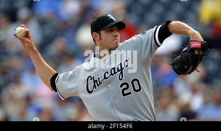 Chicago White Sox starting pitcher Johnny Cueto throws against the Toronto  Blue Jays in the first inning of American League baseball action in Toronto  on Thursday, June 2, 2022. THE CANADIAN PRESS/Jon