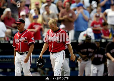 Brian Snitker Third Base Coach Atlanta Braves Stock Photo - Alamy