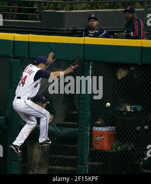 Cleveland Indians' Grady Sizemore steals second base as Cincinnati Reds  second baseman Brandon Phillips can't make the tag in the second inning of  a baseball game Friday, May 18, 2007, in Cleveland.