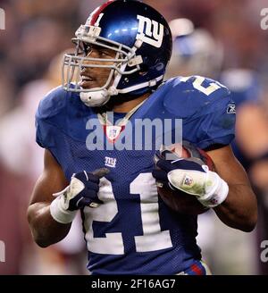 New York Giants Tiki Barber and Jeremy Shockey smile on the sidelines. The  New York Giants hosted the Arizona Cardinals in week 1 at Giants Stadium in  East Rutherford New Jersey on