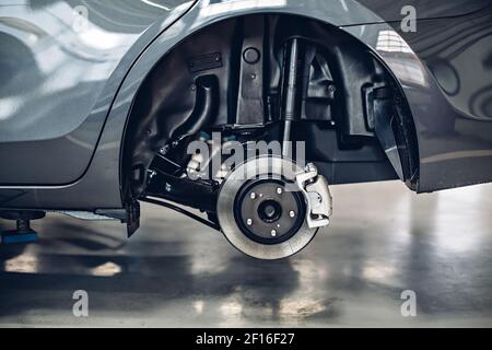 Auto car repair service center. Car maintenance concept Stock Photo