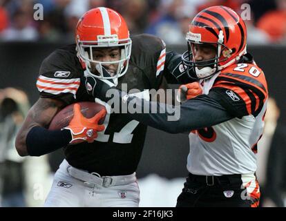 Cleveland Browns wide receiver Paul Hubbard during a preseason NFL