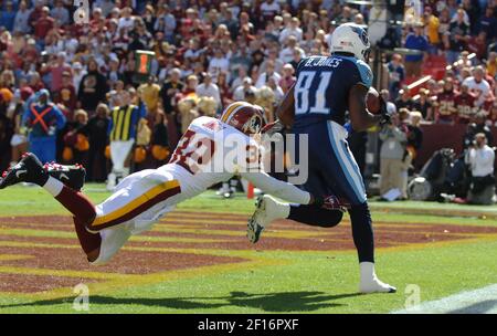 Tennessee Titans wide receiver Brandon Lewis warms up at the NFL football  team's rookie minicamp Friday, May 13, 2022, in Nashville, Tenn. (AP  Photo/Mark Humphrey Stock Photo - Alamy