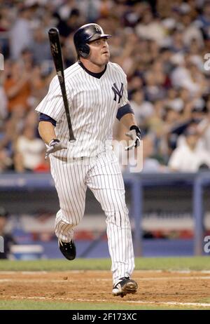 Feb 07, 2006; New York, NY, USA; Baseball player JASON GIAMBI