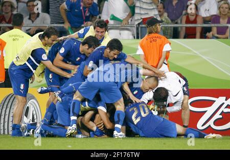 Italy's soccer team during the World Cup 2006, Group E