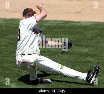 San Francisco, CA: San Francisco Giants pitcher Tim Lincecum (55) throwing  a pitch during the game against the St. Louis Cardinals. The Giants won the  game 4-1. (Credit Image: © Charles Herskowitz/Southcreek