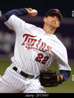 Minnesota Twins starting pitcher Brad Radke delivers a pitch in the first  inning of Game 3 in the American League Divisional Series baseball game  against the Oakland Athletics, Friday, Oct. 6, 2006