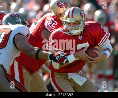 San Francisco 49ers Ken Dorsey gets some play time against the