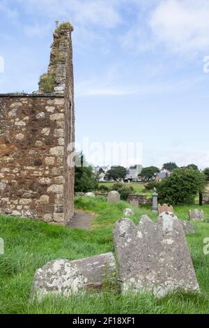 The ruins of Bonamargy Friary, Ballycastle, Moyle, County Antrim, Northern Ireland, UK Stock Photo