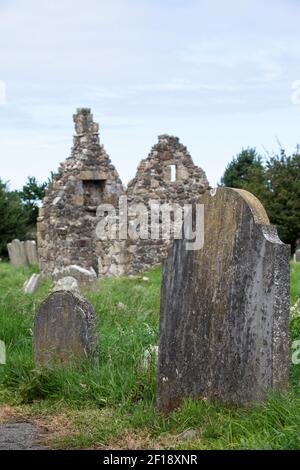 The ruins of Bonamargy Friary, Ballycastle, Moyle, County Antrim, Northern Ireland, UK Stock Photo