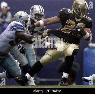 Dallas Cowboys running back Deuce Vaughn (42) scores a touchdown during the  second half of an NFL preseason football game against the Jacksonville  Jaguars, Saturday, Aug. 12, 2023, in Arlington, Texas. (AP