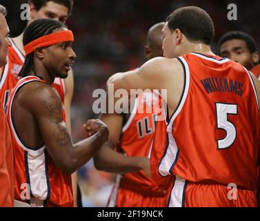 Dee Brown, Deron Williams & Luther Head Illinois  Illini basketball,  College basketball, Deron williams