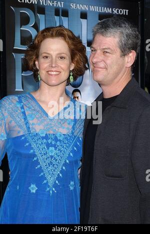 Sigourney Weaver and Jim Simpson The premiere of 'Abduction' held at