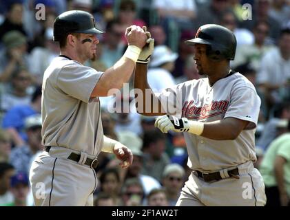 Houston Astro's Craig Biggio waits for his turn in the batting cage at U.S.  Cellular Field in Chicago, Il. October 21, 2005. The Houston Astros face  off against the Chicago White Sox