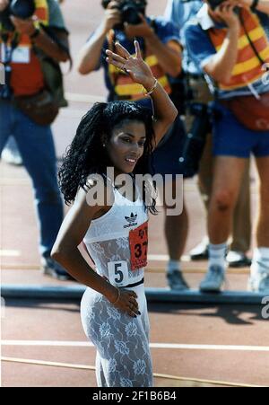 Florence Griffith- Joyner at the 1988 US Olympic Track and Field Trials ...