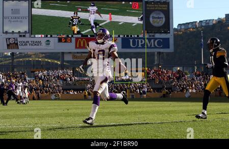 Minnesota Vikings running back Charlie Taylor (29) in a game against the  Pittsburgh Steelers at Heinz field in Pittsburgh PA. Pittsburgh won the  game 27-17. (Credit Image: © Mark Konezny/Southcreek Global/ZUMApress.com  Stock