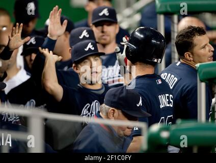 Atlanta braves chipper jones congratulated hi-res stock photography and  images - Alamy