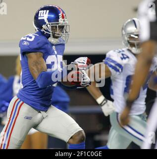 12 September 2010: New York Giants cornerback Bruce Johnson (25