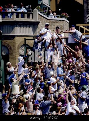 Chicago Cubs' Kosuke Fukudome during a baseball game Wednesday against the  San Diego Padres, May 13, 2009, in Chicago. (AP Photo/Jim Prisching Stock  Photo - Alamy