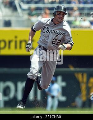 Los Angeles Angels' Gio Urshela throws to first in a baseball game against  the Chicago White Sox Monday, May 29, 2023, in Chicago. (AP Photo/Charles  Rex Arbogast Stock Photo - Alamy