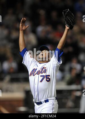 NY Mets Pitcher Francisco Rodriguez (#75) in the game at Citifield in  Flushing, NY. The Marlins defeated the Mets 7-6. (Credit Image: © Anthony  Gruppuso/Southcreek Global/ZUMApress.com Stock Photo - Alamy