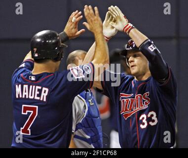 Twins teammates Joe Mauer and Glen Perkins really are two of a kind