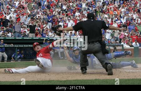 Texas Rangers first baseman Hank Blalock during a baseball game against the  Tampa Bay Rays, Saturday, July 4, 2009, in Arlington, Texas. (AP Photo/Matt  Slocum Stock Photo - Alamy