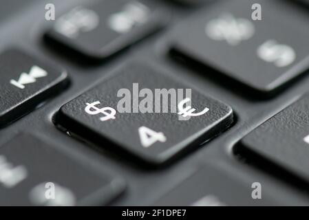 Dollar Symbol Sign On A Keyboard Stock Photo Alamy