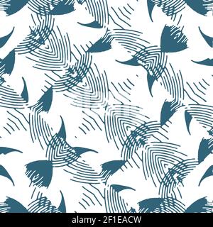 Abstract Seamless Pattern Design Stock Photo