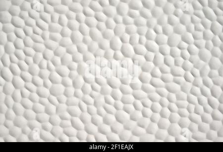 Abstract white surface with humped pattern Stock Photo