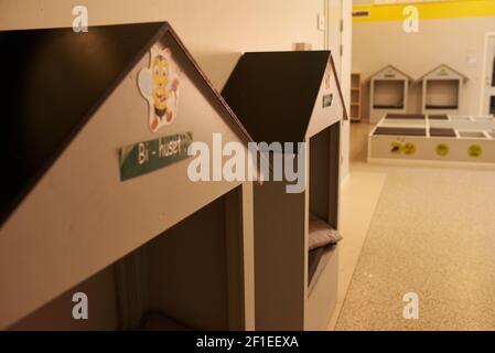 Small and cute reading rooms for kids at a school Stock Photo