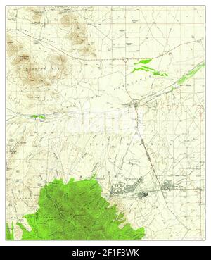 Fort Huachuca, Arizona, map 1958, 1:62500, United States of America by Timeless Maps, data U.S. Geological Survey Stock Photo