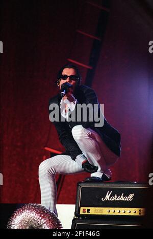 INXS in concert at Wembley Arena in London, UK. 18th June 1997 Stock Photo