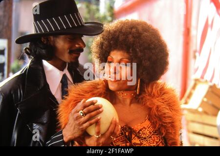 Snoop Dogg, Pam Grier, 'Bones' (2001) New Line Cinema. Photo Credit: Shane Harvey /New Line Cinema /The Hollywood Archive - File Reference # 34082-964THA Stock Photo