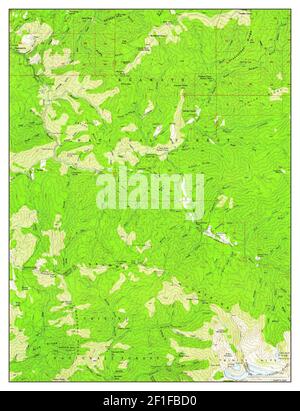 Cecilville, California, map 1955, 1:62500, United States of America by ...