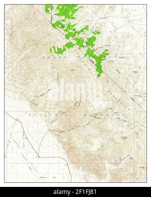 Grapevine Peak, California, Map 1957, 1:62500, United States Of America 