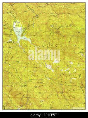 Lake Pillsbury, California, map 1951, 1:62500, United States of America ...