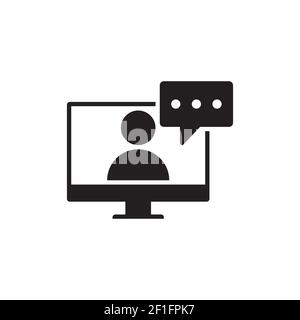 computer online icon design vector illustration. Stock Vector