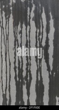 Water marks on concrete Stock Photo