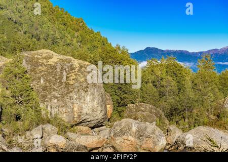 Queulat Park, Patagonia, Chile Stock Photo