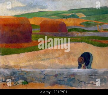 Sérusier, Paul - Seaweed Gatherer Stock Photo