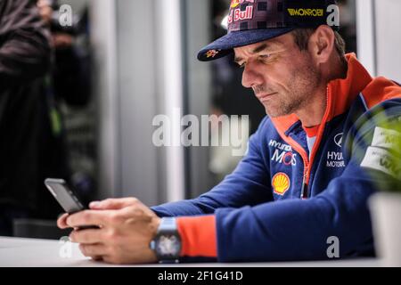 LOEB Sebastien (FRA), HYUNDAI I20, HYUNDAI SHELL MOBIS WRT, portrait during the 2019 WRC World Rally Car Championship, Rally Chile from may 9 to 12, at Concepcion - Photo DPPI Stock Photo