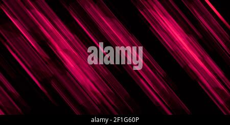 Beautiful, mystical abstract background in the form of red bloated lines on a black background Stock Photo
