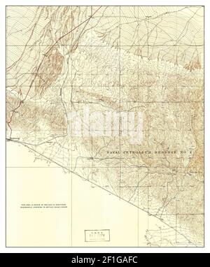 West Elk Hills, California, map 1932, 1:31680, United States of America by Timeless Maps, data U.S. Geological Survey Stock Photo