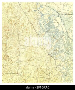 Tsala Apopka, Florida, map 1895, 1:62500, United States of America by Timeless Maps, data U.S. Geological Survey Stock Photo