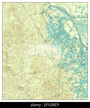 Tsala Apopka, Florida, map 1895, 1:62500, United States of America by Timeless Maps, data U.S. Geological Survey Stock Photo